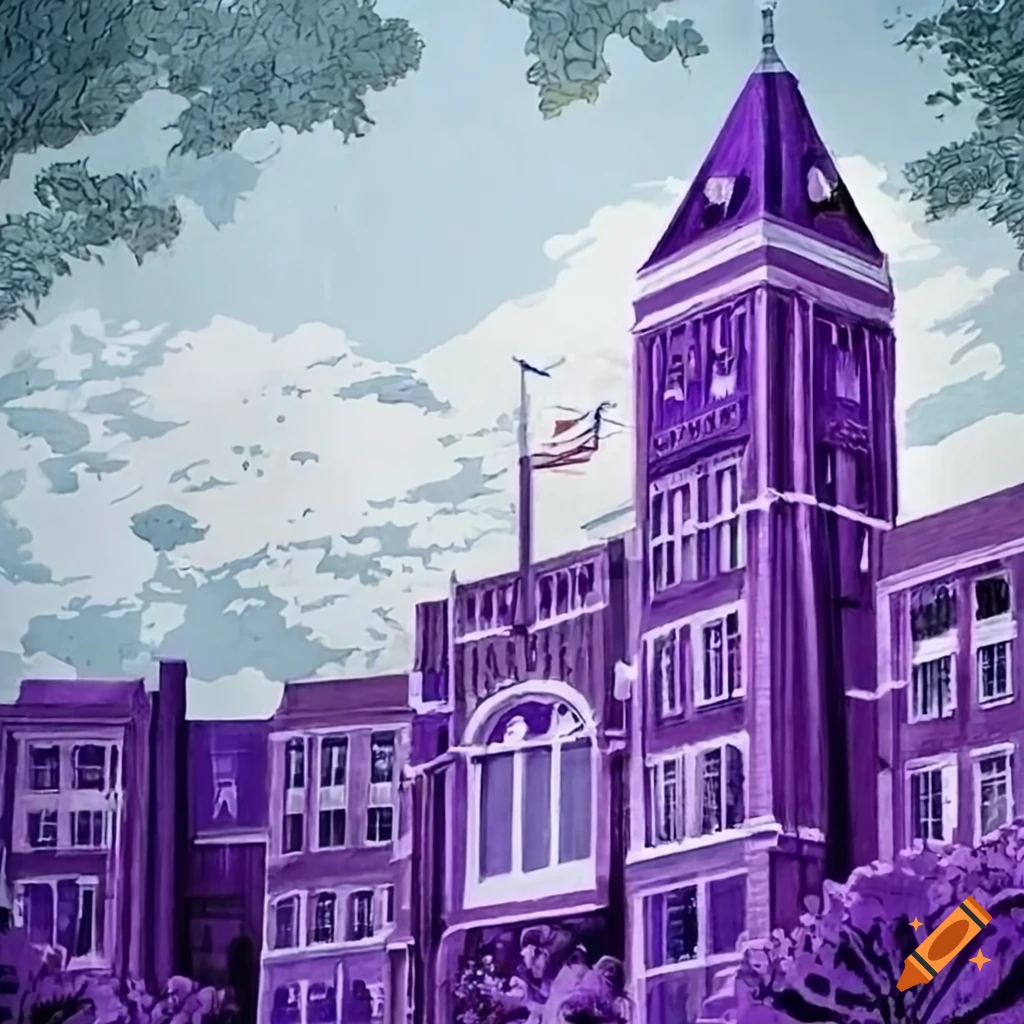 Kansas state university mural on Craiyon