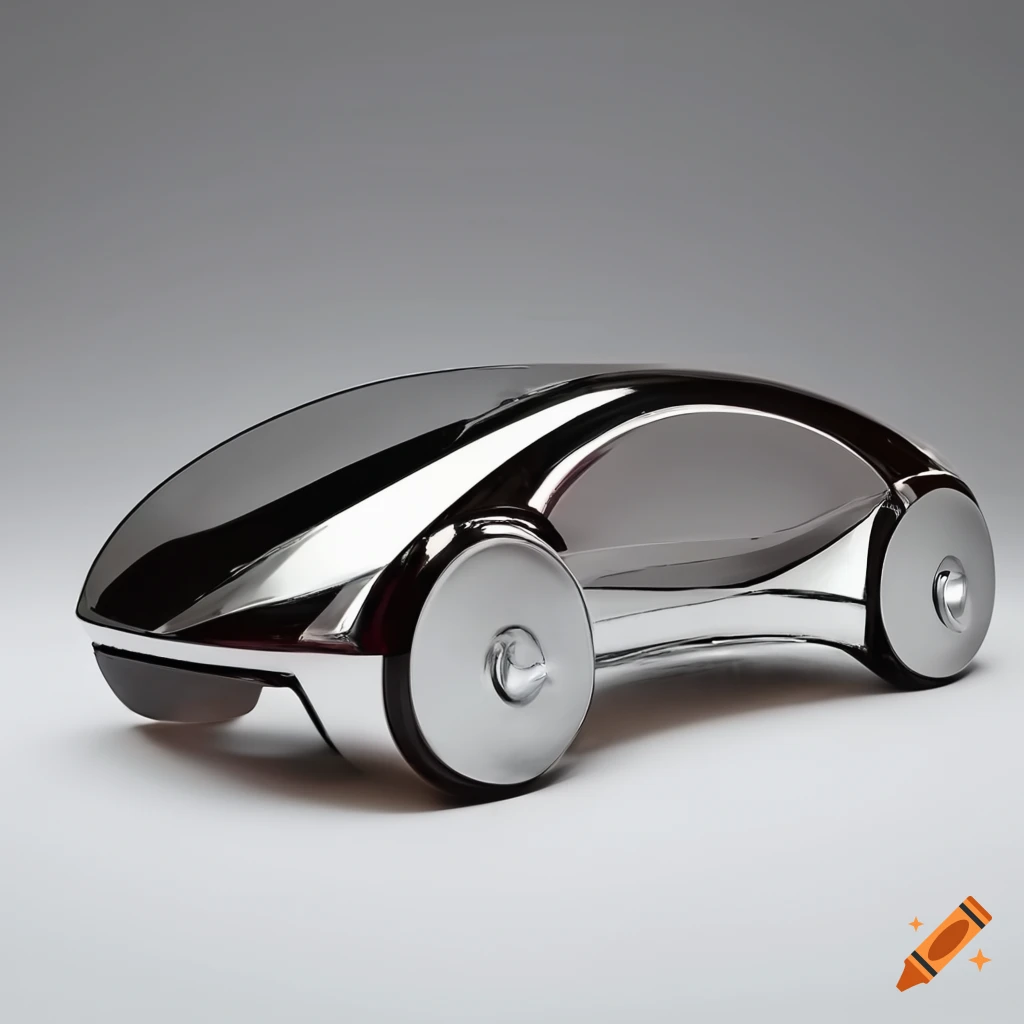 Bauhaus concept car with chrome and stainless steel