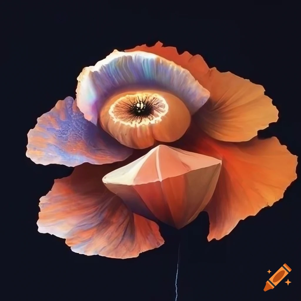 Glorious lighting with iridescent lightning and poppy portals on Craiyon