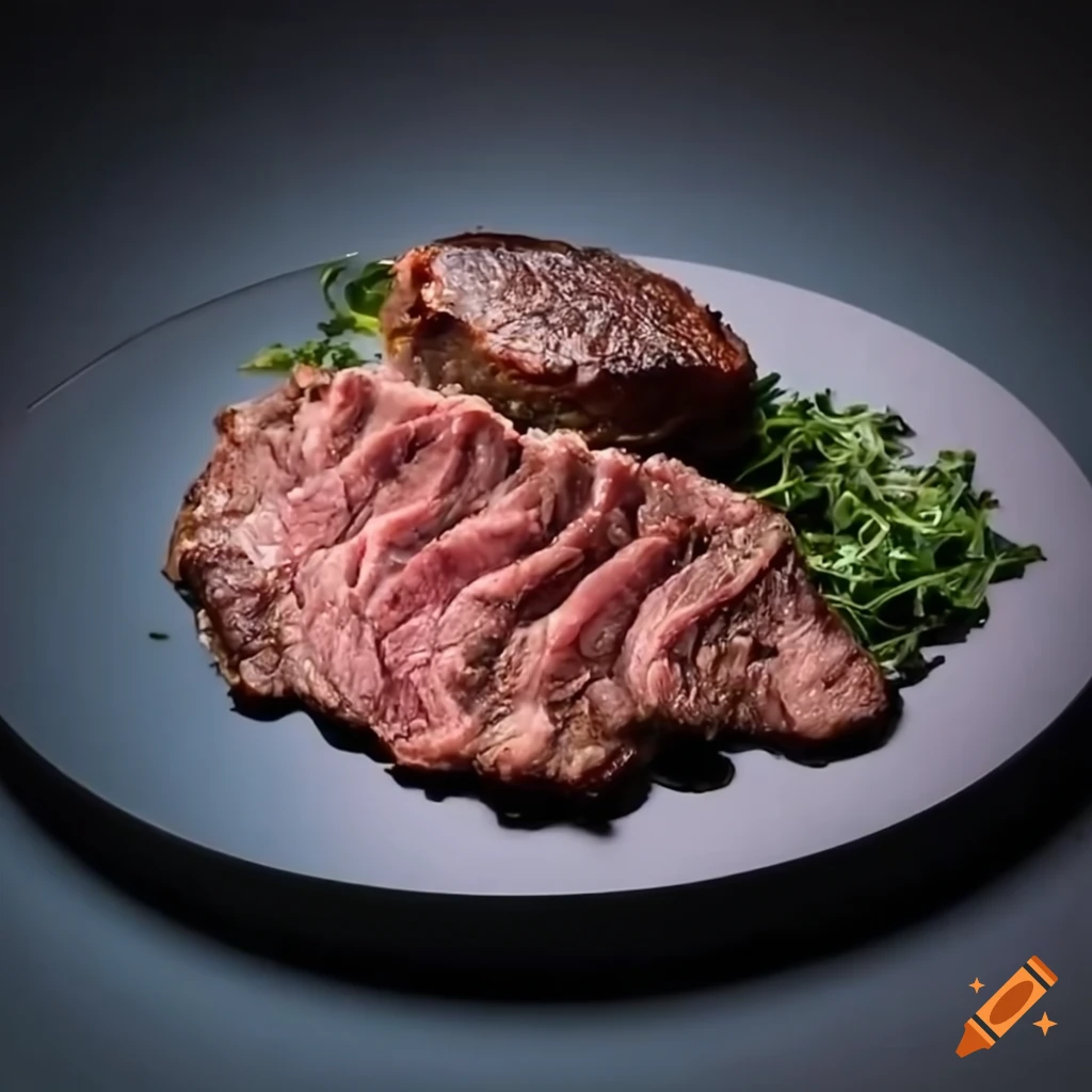 Delicious fried beef steak