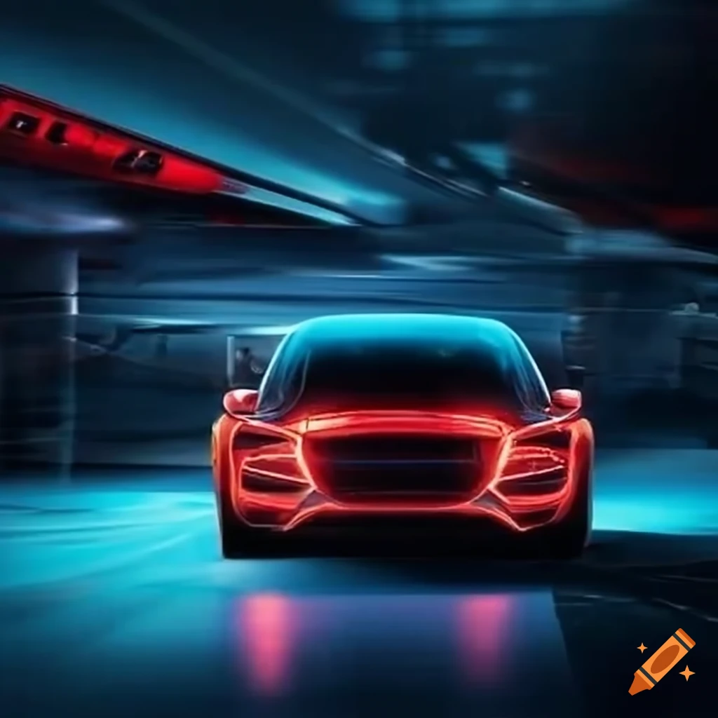 The future of automotive engineering on Craiyon