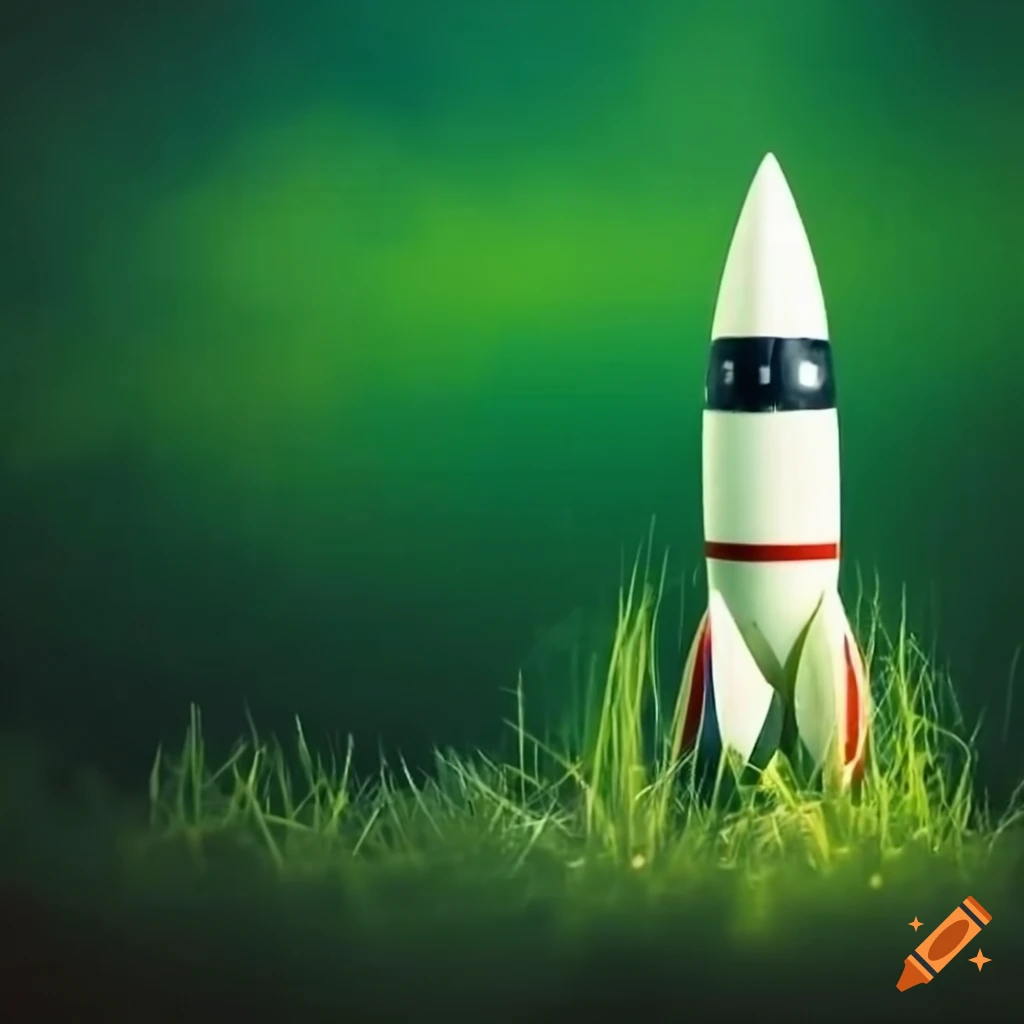 Rocket in grass