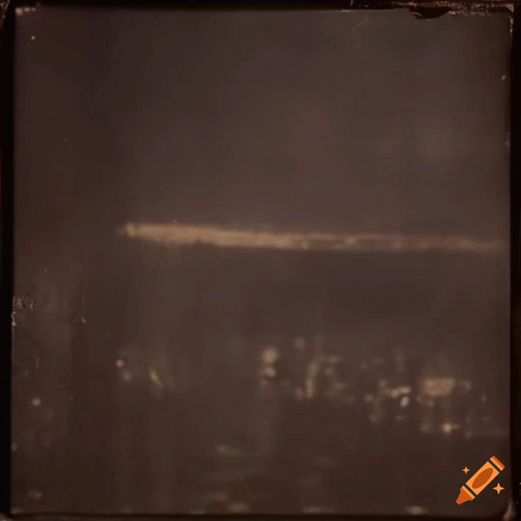 Vintage 1970s polaroid with film grain in dark lighting on Craiyon