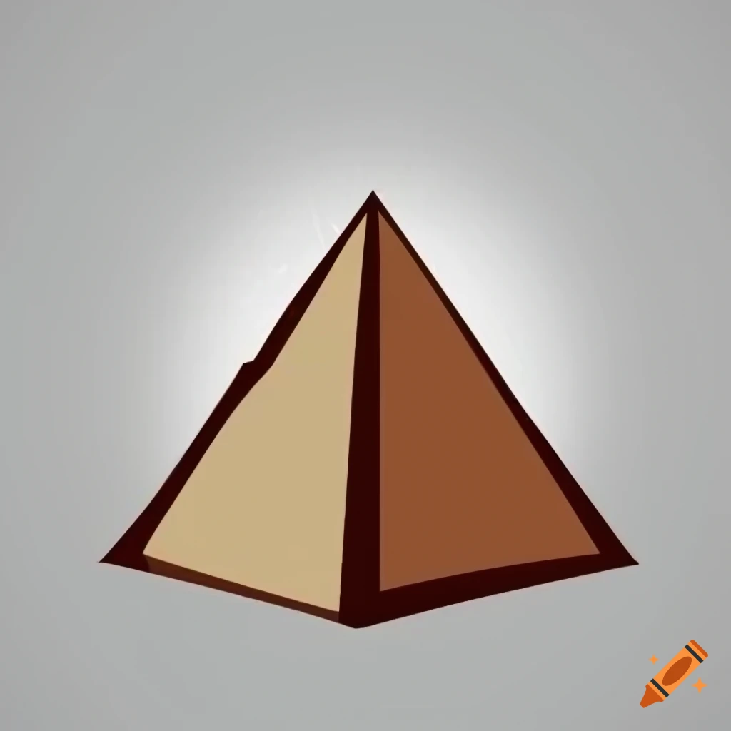 Simple pyramids icon in png format on Craiyon