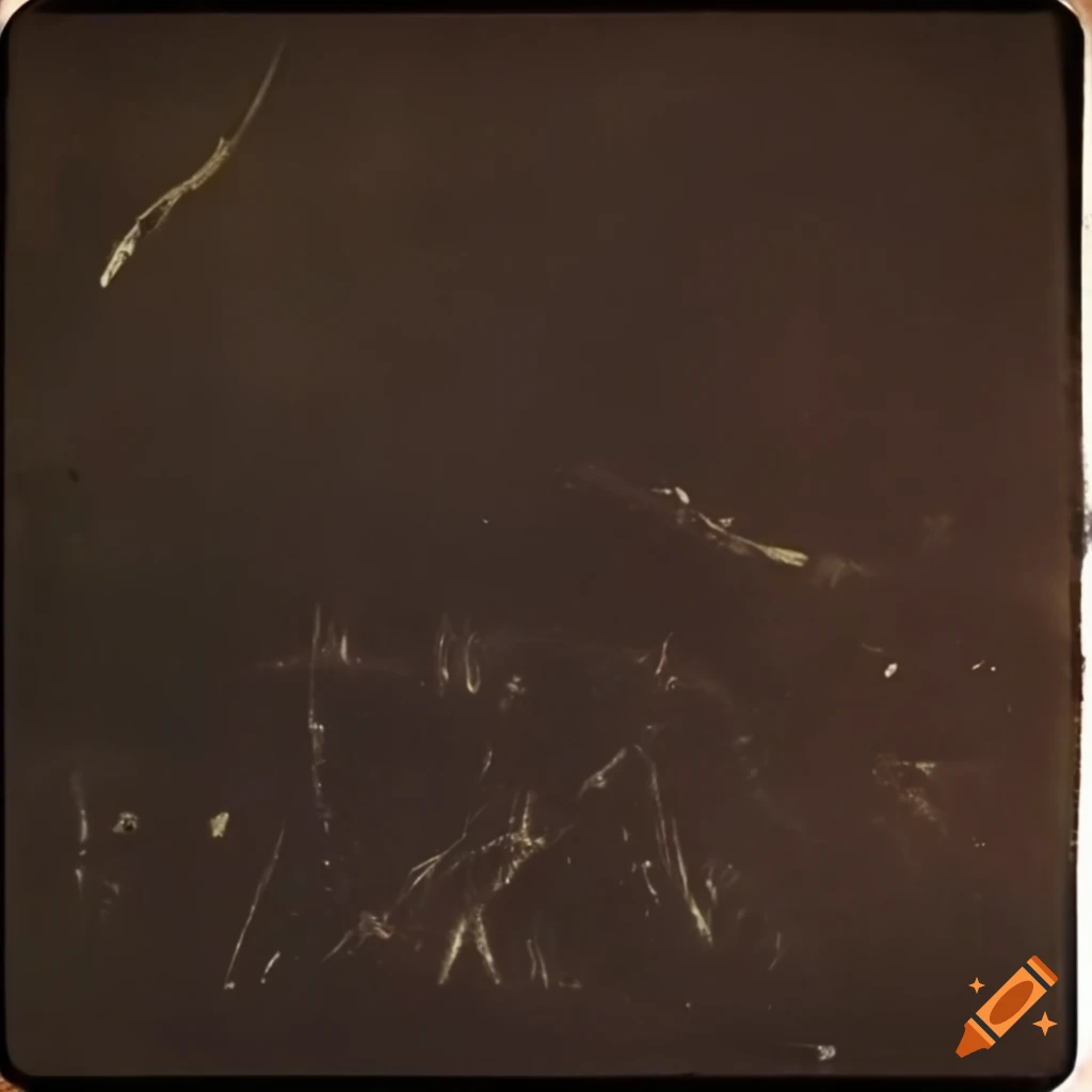 Vintage film grainy 1970s polaroid in dark setting on Craiyon