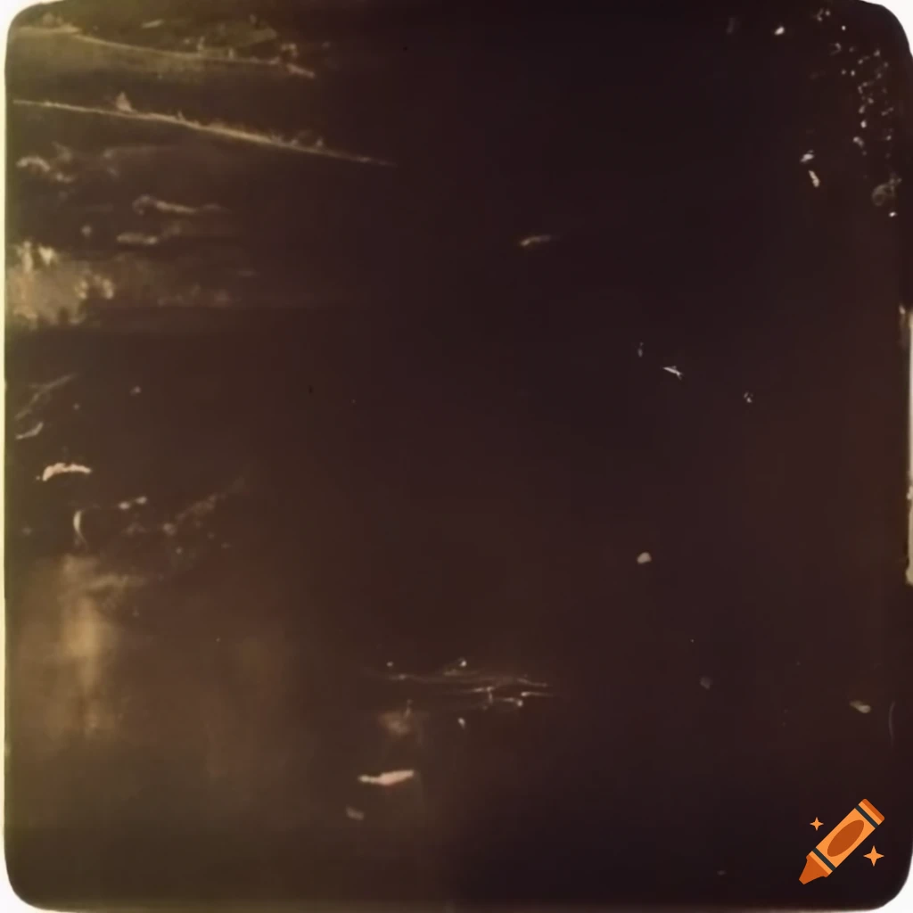 Vintage 1970s polaroid photo with grainy dark effect on Craiyon