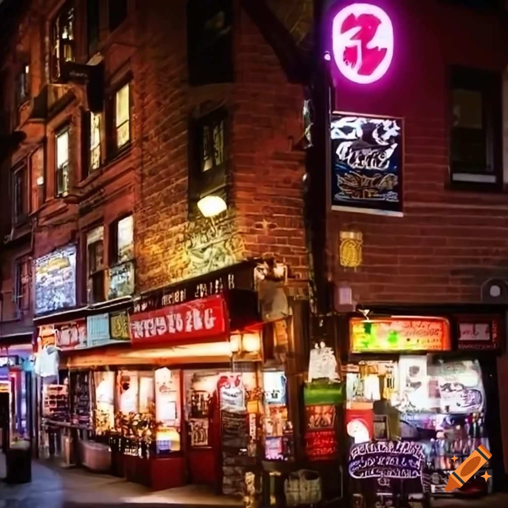 Corner bodega at night in brooklyn on Craiyon