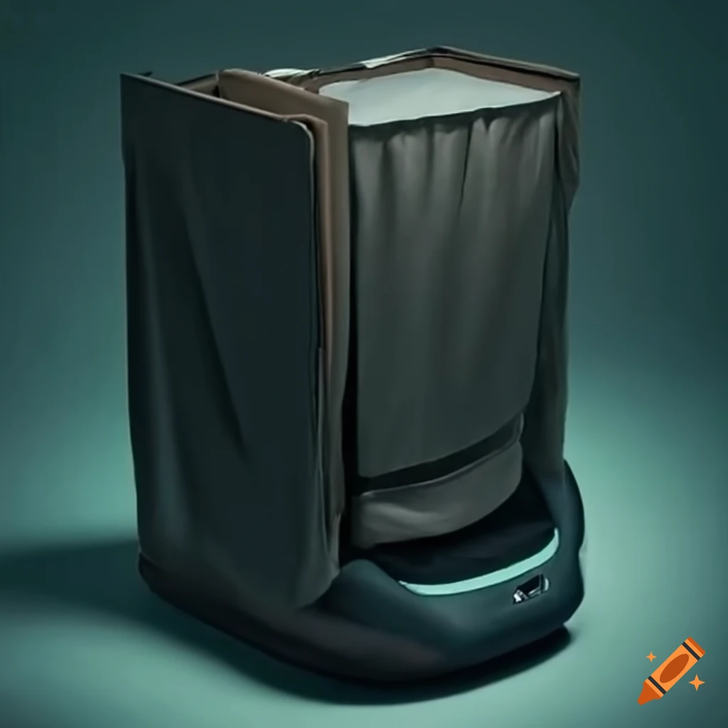 Automated vacuum cleaner folding clothes