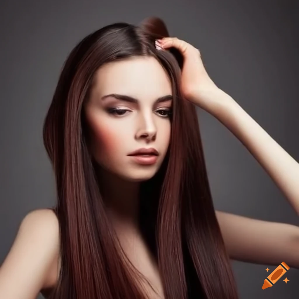 Hairdresser combing hair on Craiyon