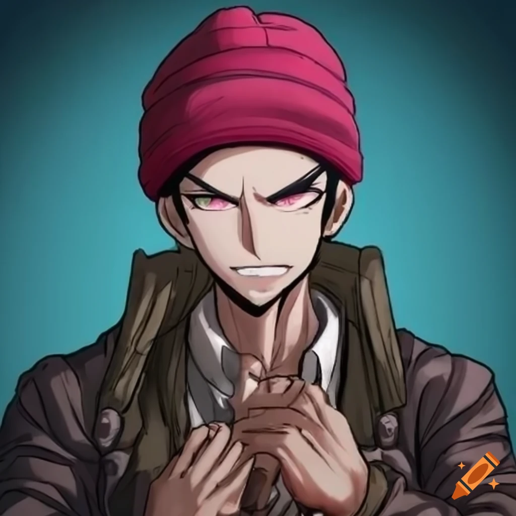 Nekomaru Nidai wearing a beanie hat in Danganronpa