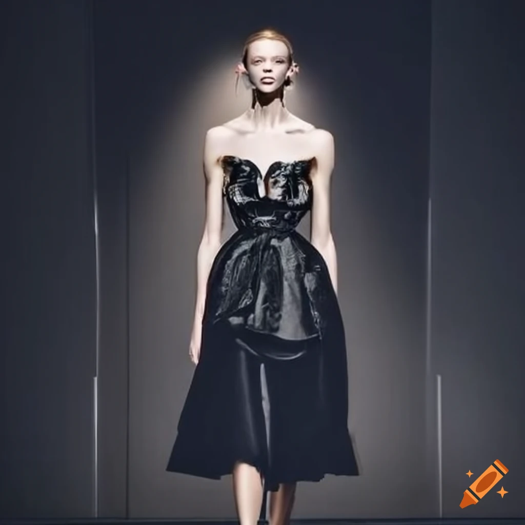 Fashion show titled Voss by Alexander McQueen