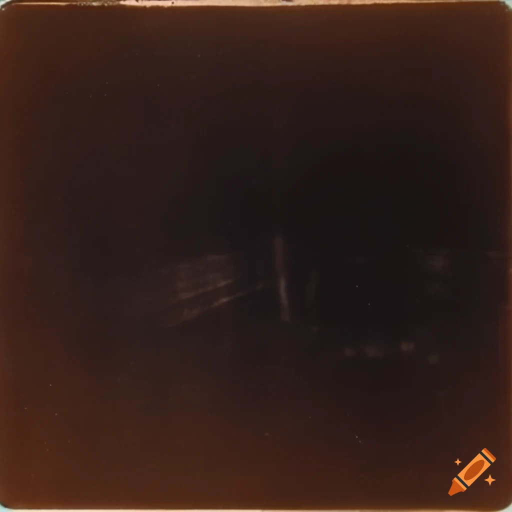 Vintage 1970s polaroid film with dark autochrome effect on Craiyon