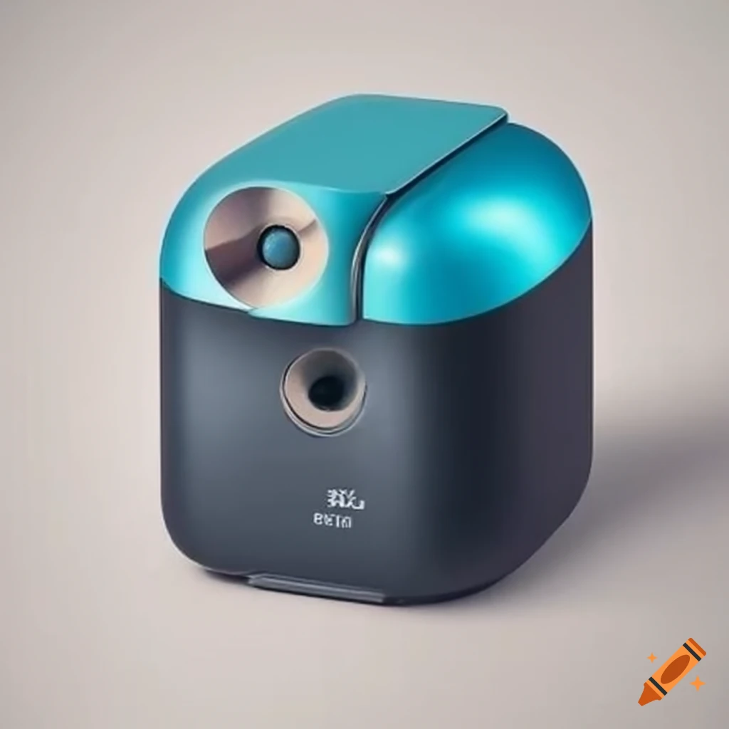 Smart pencil sharpener with sensor technology and touchpads on Craiyon