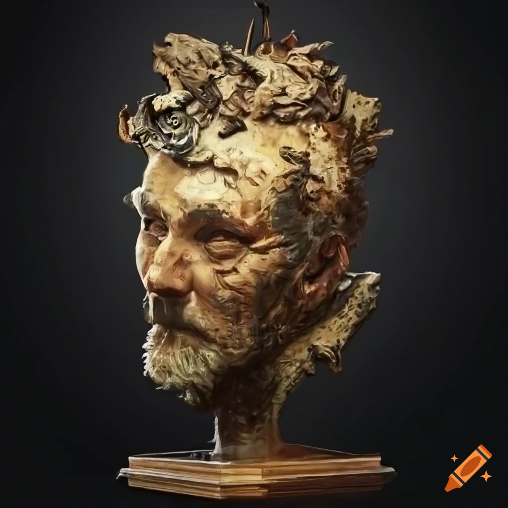 Mega Battlefield cityscape bust with stunning lighting and intricate layering