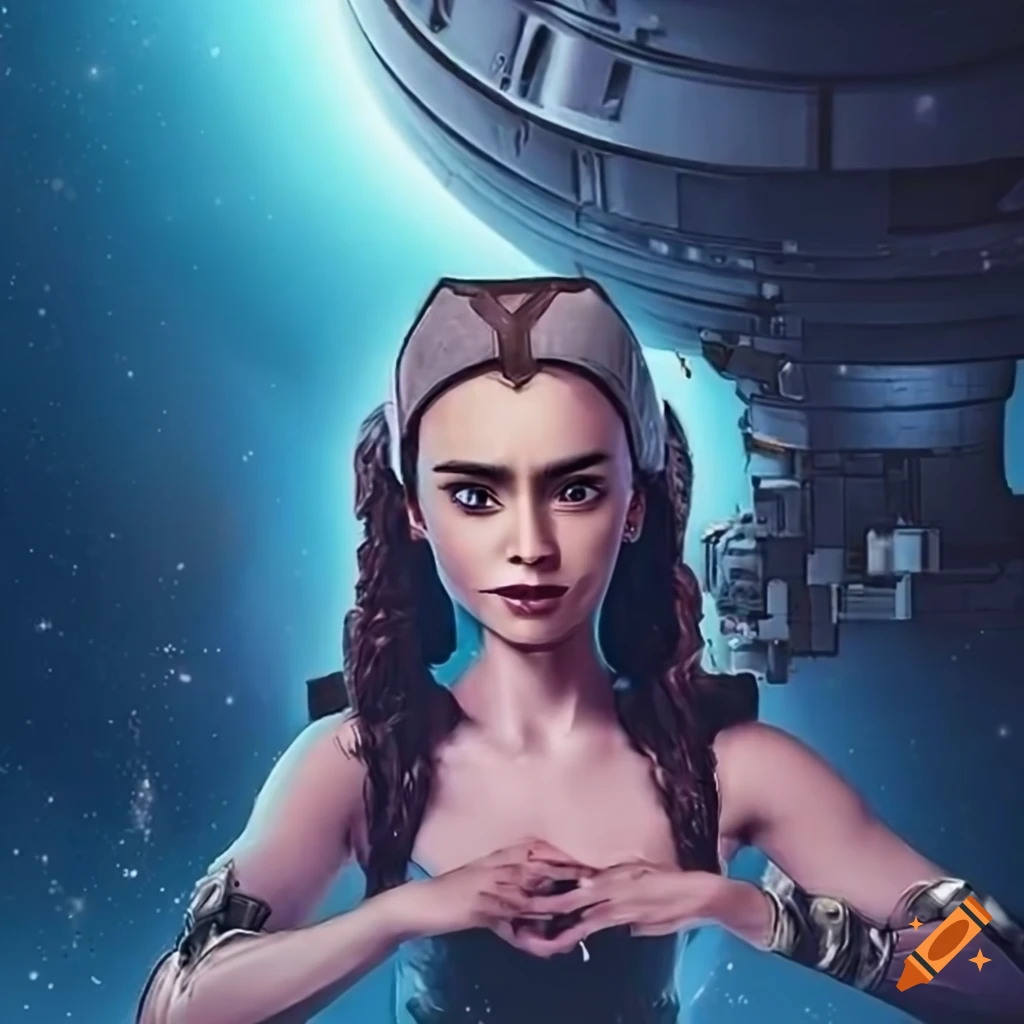 Lily collins as rebel princess in science fiction space opera on zeus