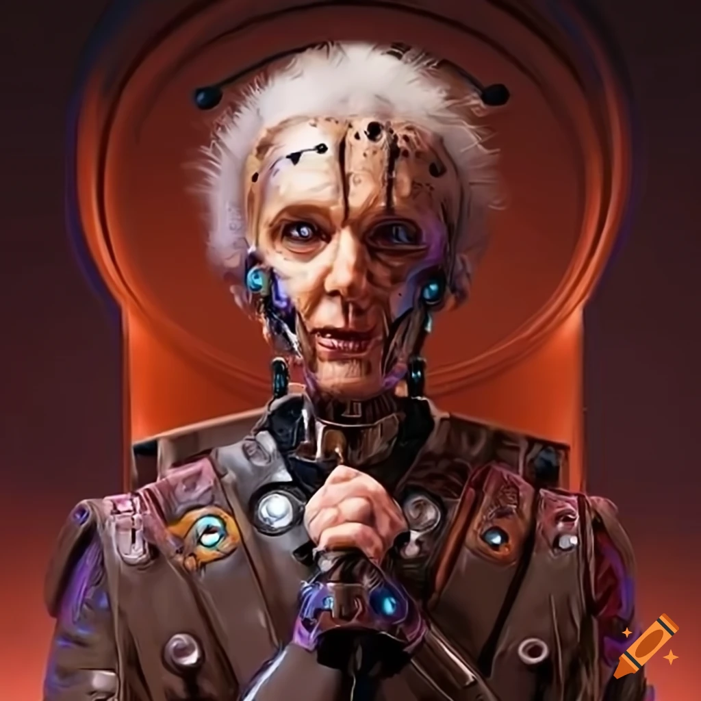 The 4th doctor with cybernetic implants