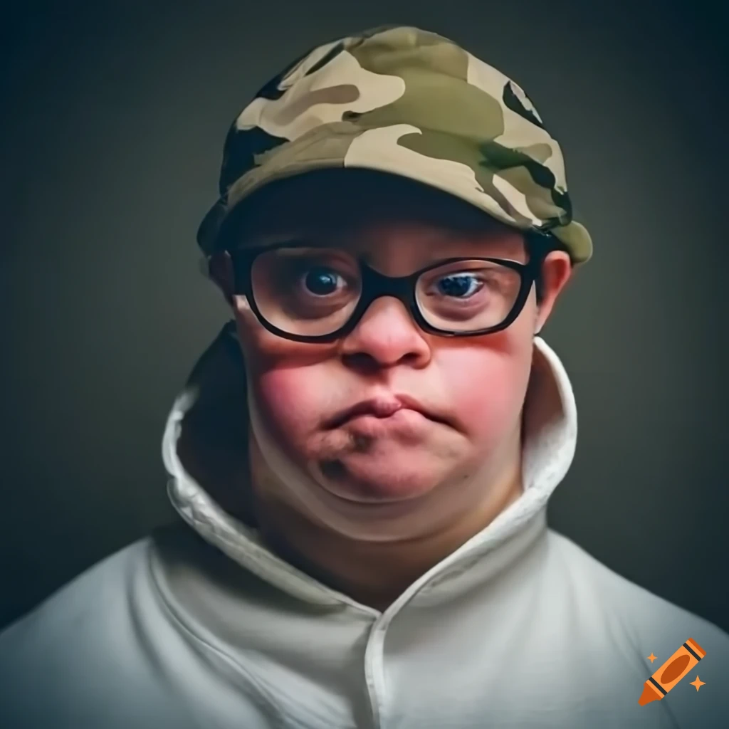 Charming man with Down syndrome enjoying an evening at a pub