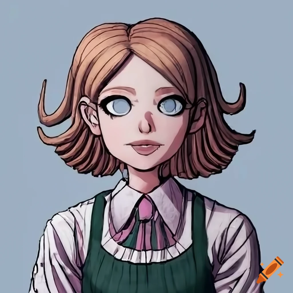 Young Jodie Foster in Danganronpa style