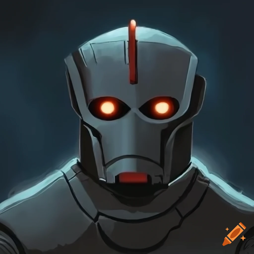 Realistic iron giant logo on Craiyon