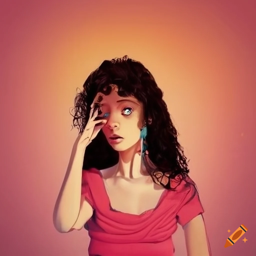 Young woman arranging items neatly