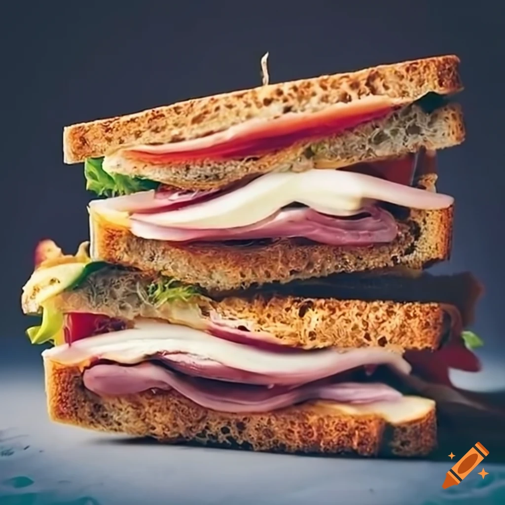 Delicious and perfect sandwich