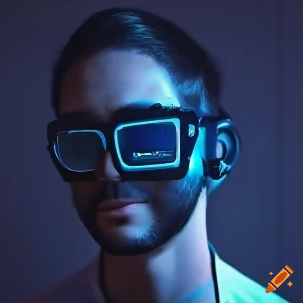 Aipowered night vision glasses with detachable earbuds and recording