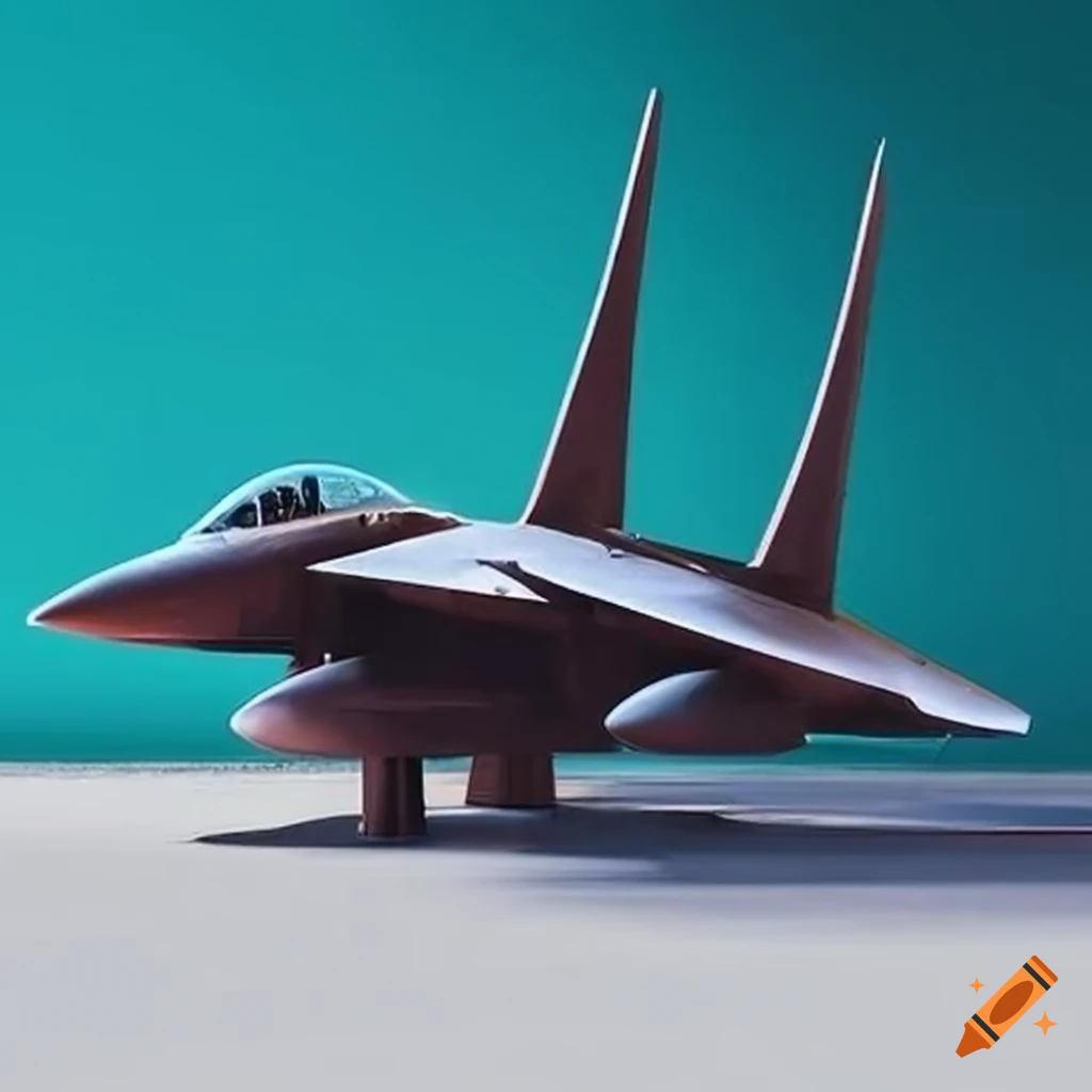 Outdoor furniture inspired by a fighter jet plane on Craiyon