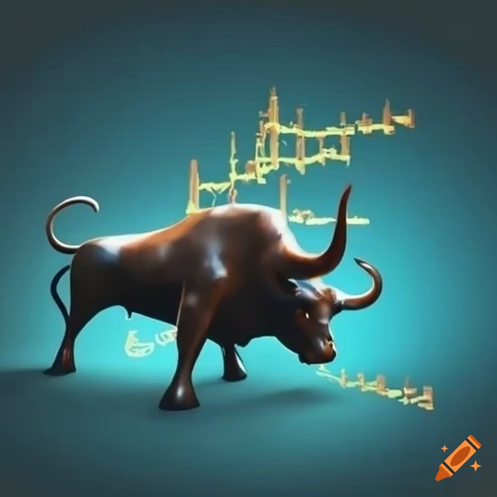 Bullish financial markets with people making money