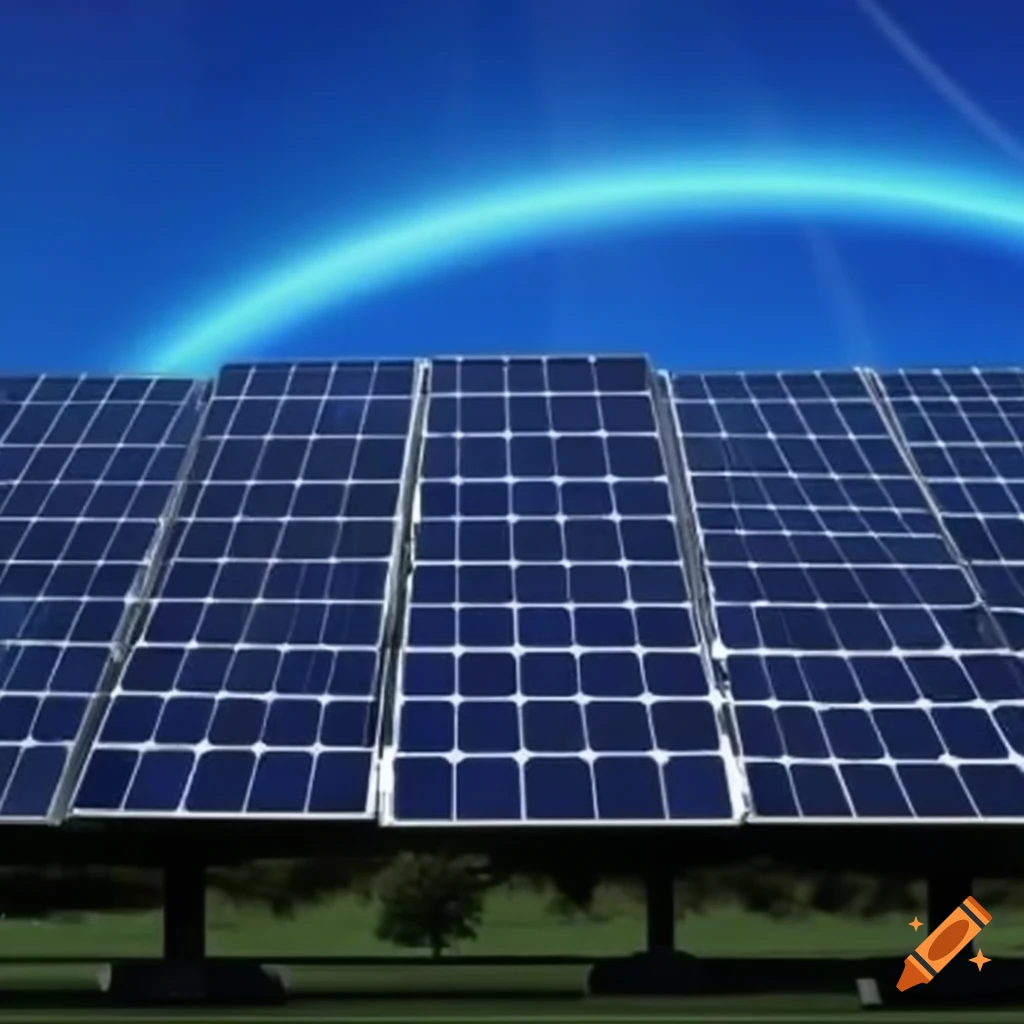 Futuristic solar power system monitoring progress