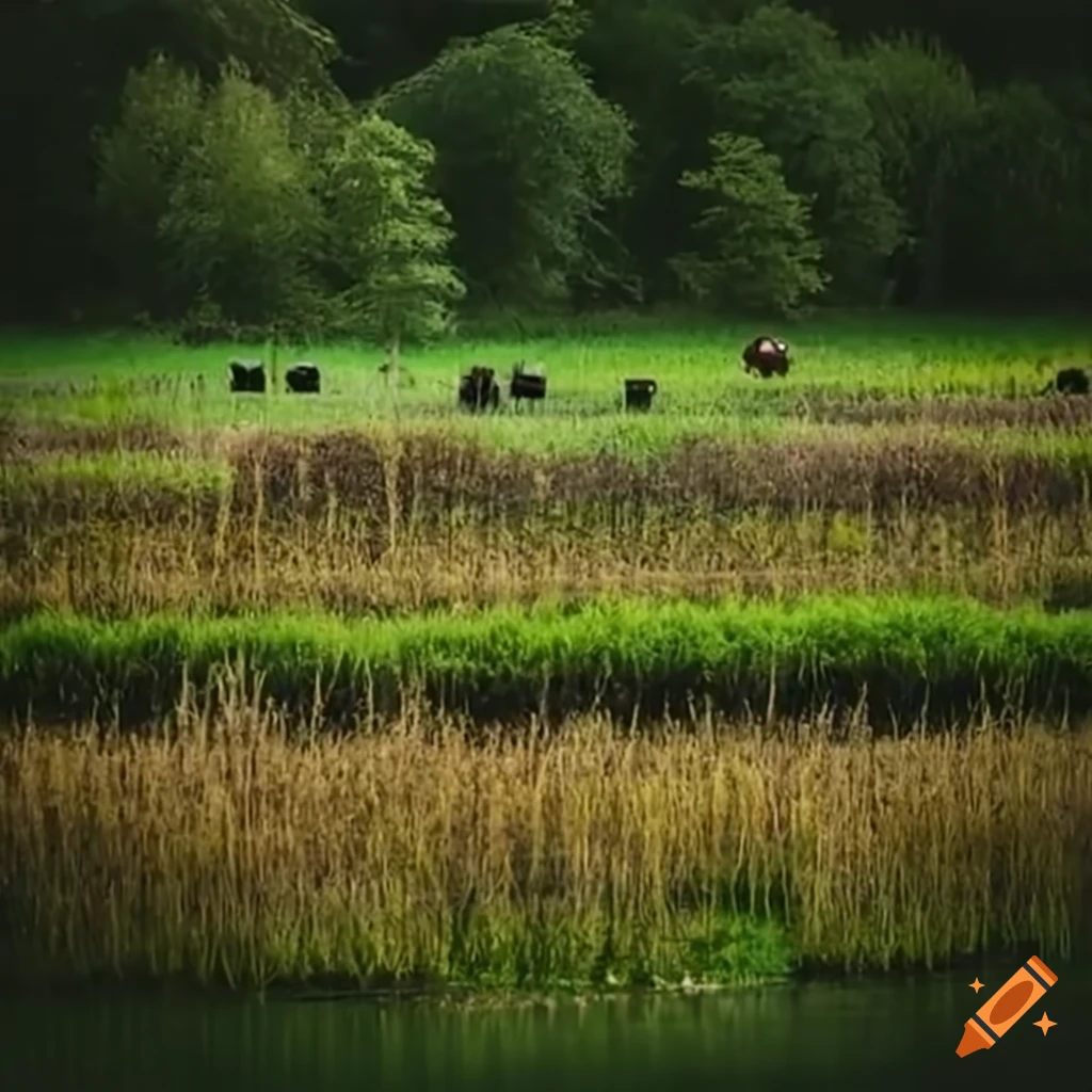 Diverse ecological farm with small-scale robots