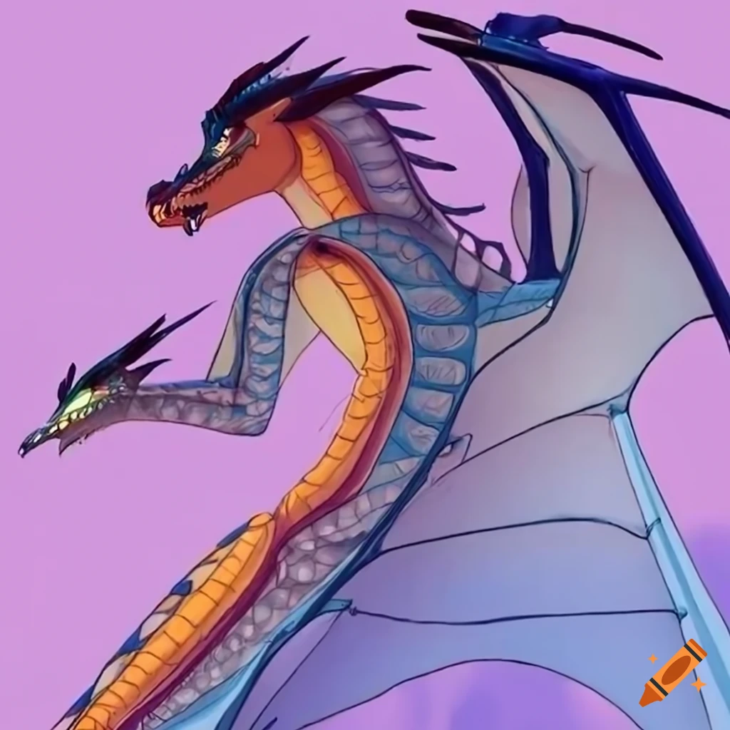 Wings of fire dragon on Craiyon