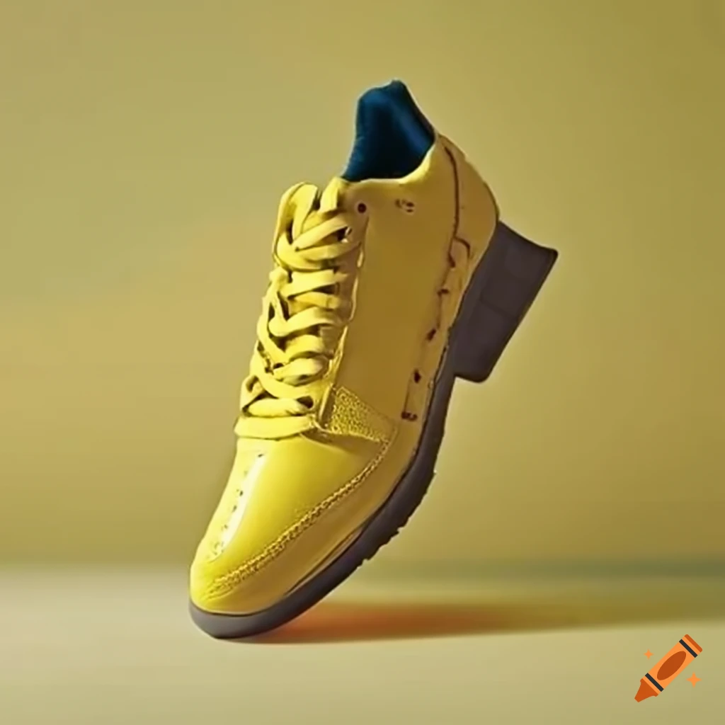 Yellow sneaker