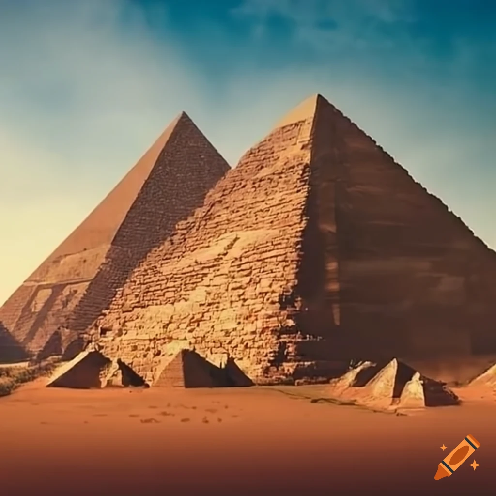 Pyramids in Giza