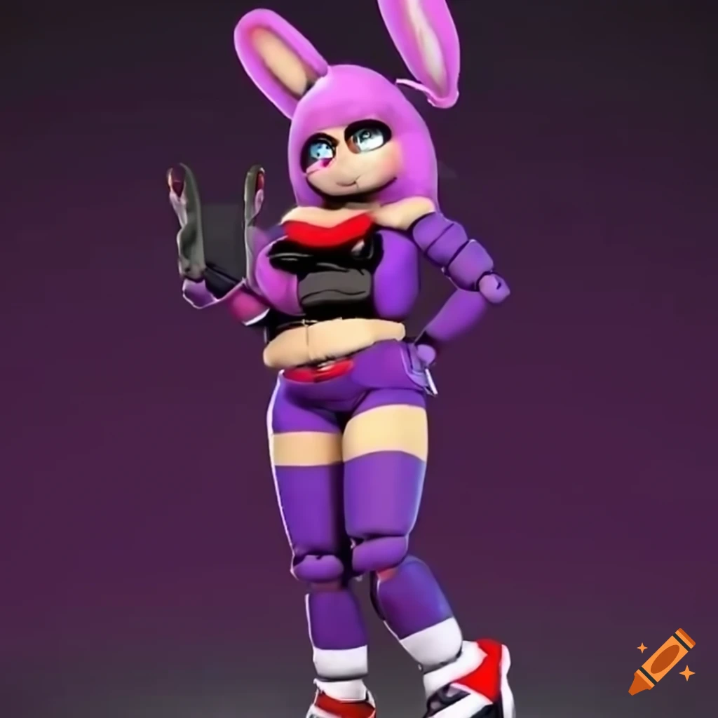 Female Bonnie The Bunny Wearing Sneakers On Craiyon 3102