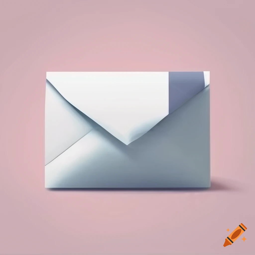 Illustration of a white envelope