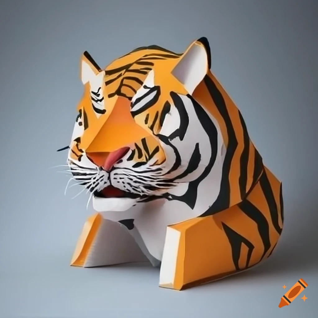Paper Tiger Art Sculpture On Craiyon paper-tiger-art-sculpture-on-craiyon