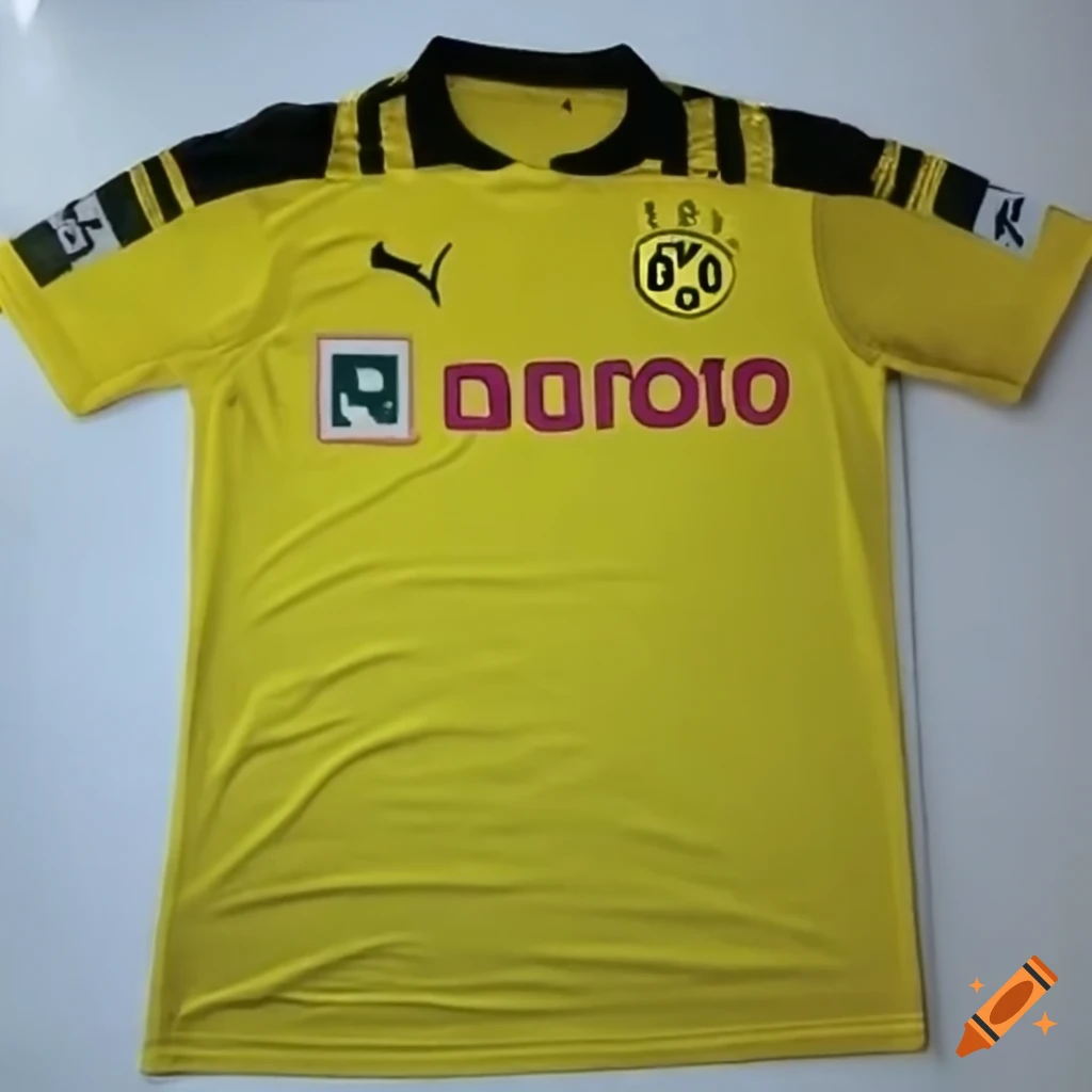 Borussia dortmund shirt merchandise on Craiyon