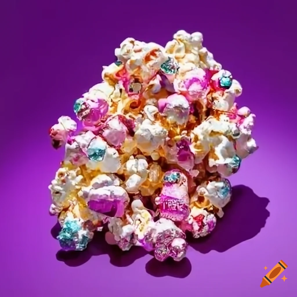 Crystal Pop Delights popcorn with crystal-themed poprocks