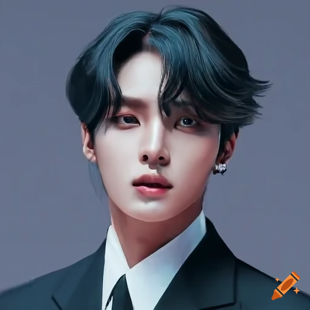 Handsome Tall Man In Black Suit And Semi long Black Hair On Craiyon handsome-tall-man-in-black-suit-and-semi-long-black-hair-on-craiyon