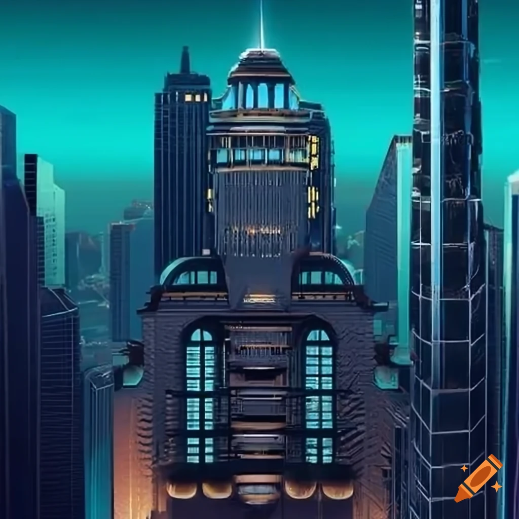 photo-realistic-cityscape-with-art-deco-and-futuristic-architecture-on