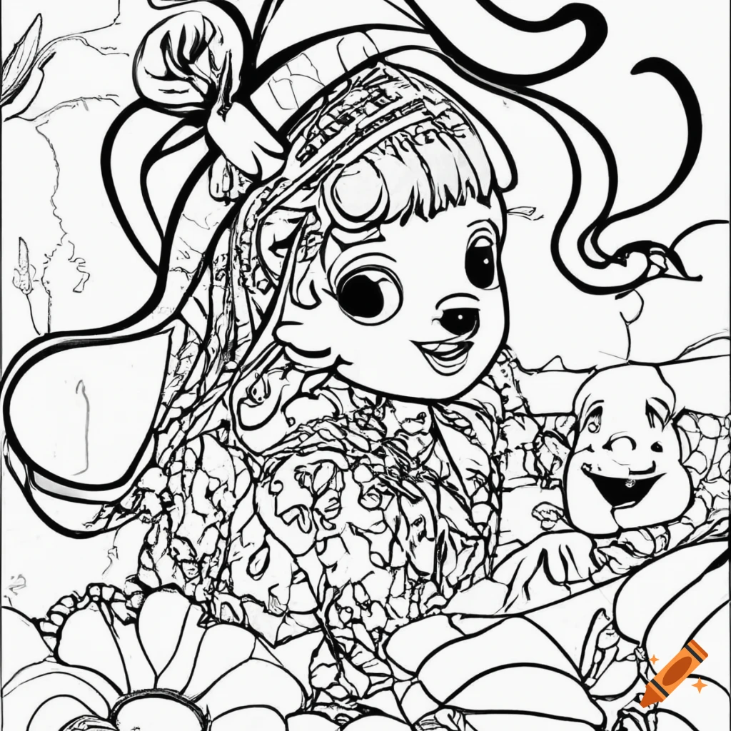 Children s Coloring Book Page In Black And White On Craiyon children-s-coloring-book-page-in-black-and-white-on-craiyon