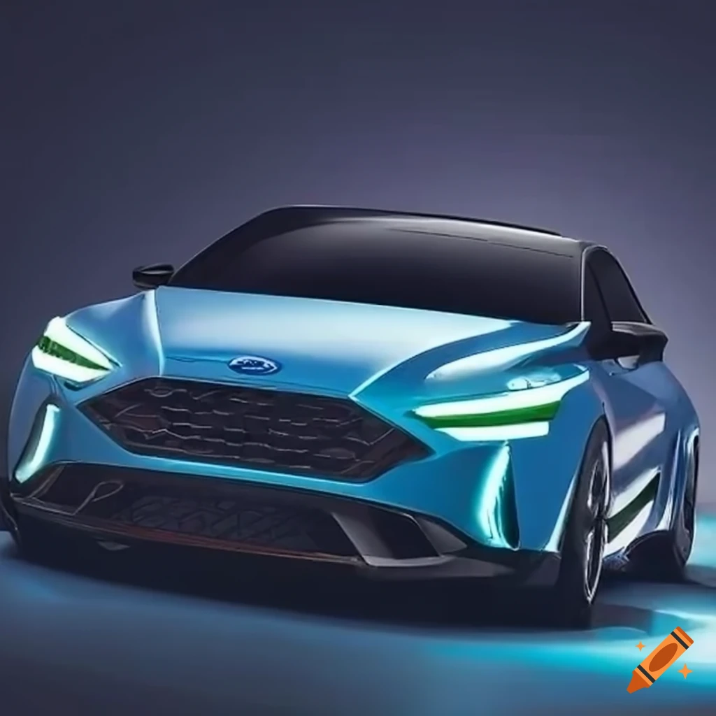 2024 ford focus rs concept car on Craiyon