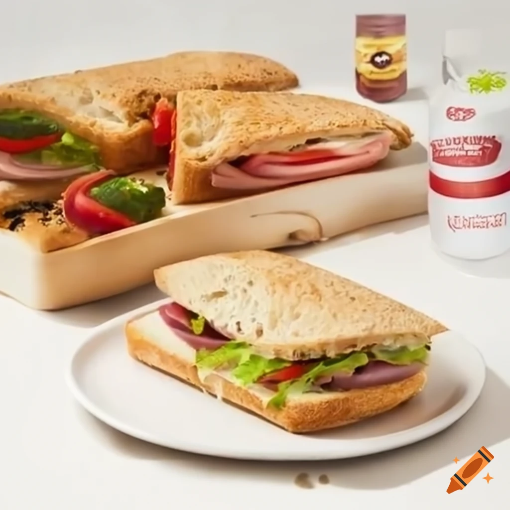 Fatima food brand sandwich on Craiyon