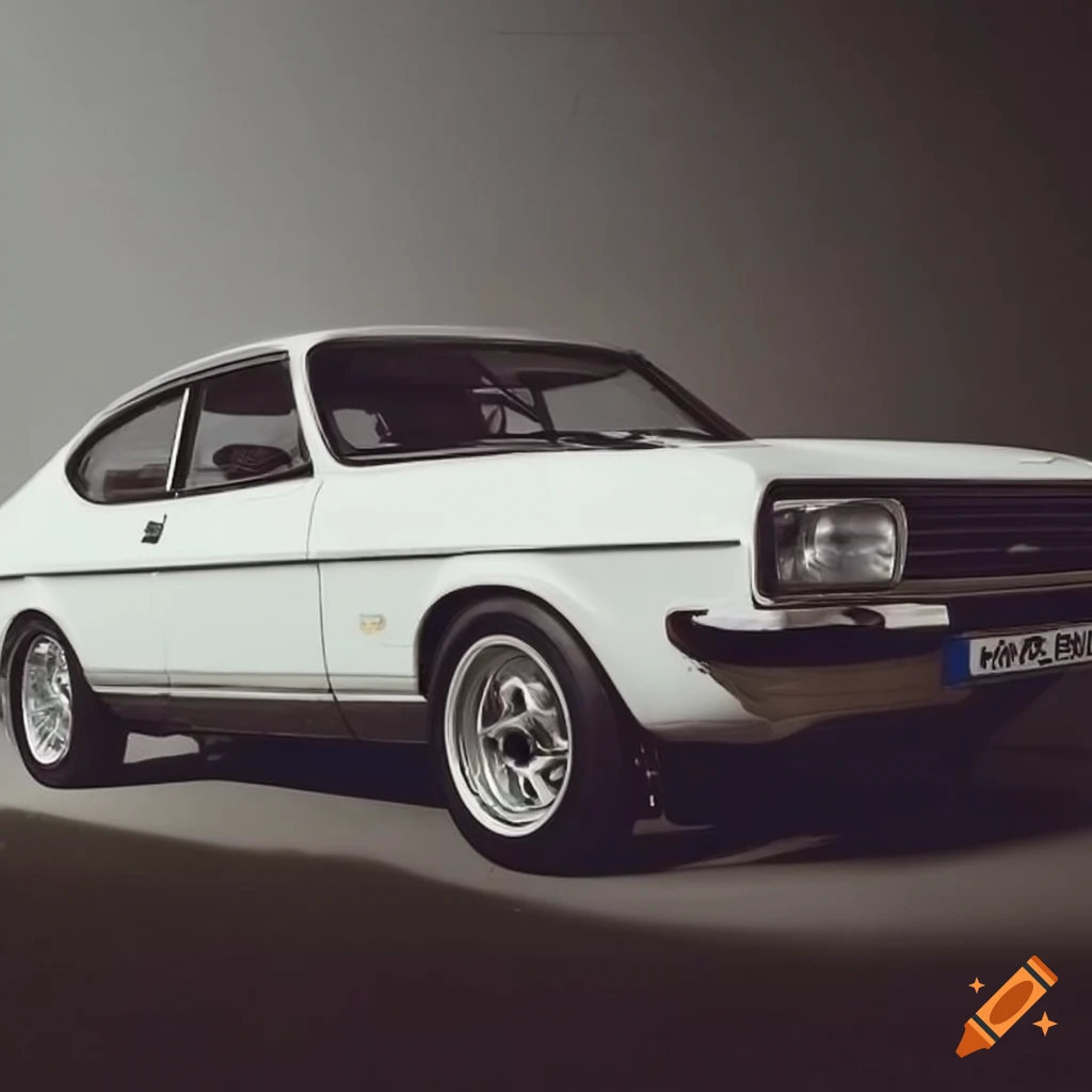 UK Ford Capri in white