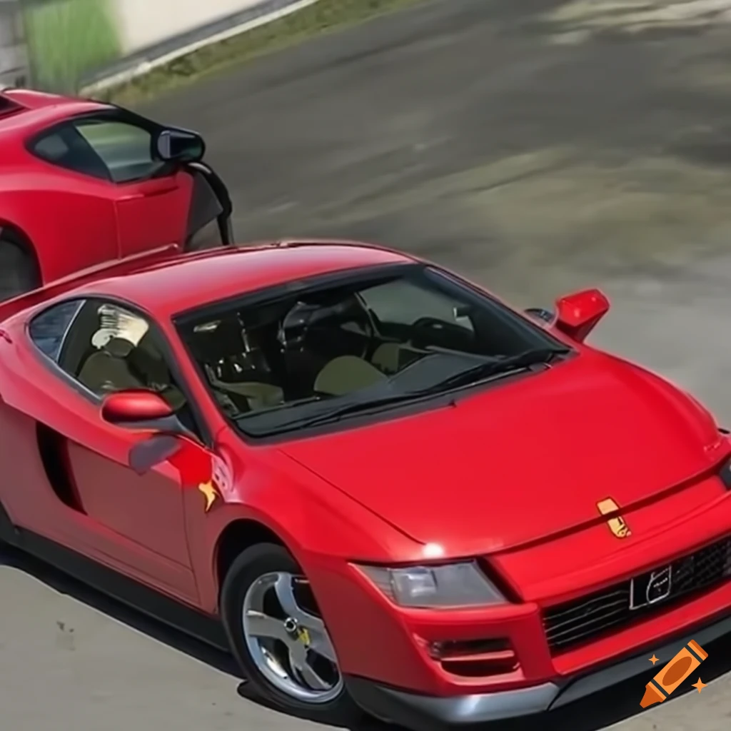 2013 Honda Civic combined with Mustang GT500, Ferrari Testarossa, and Dodge Viper