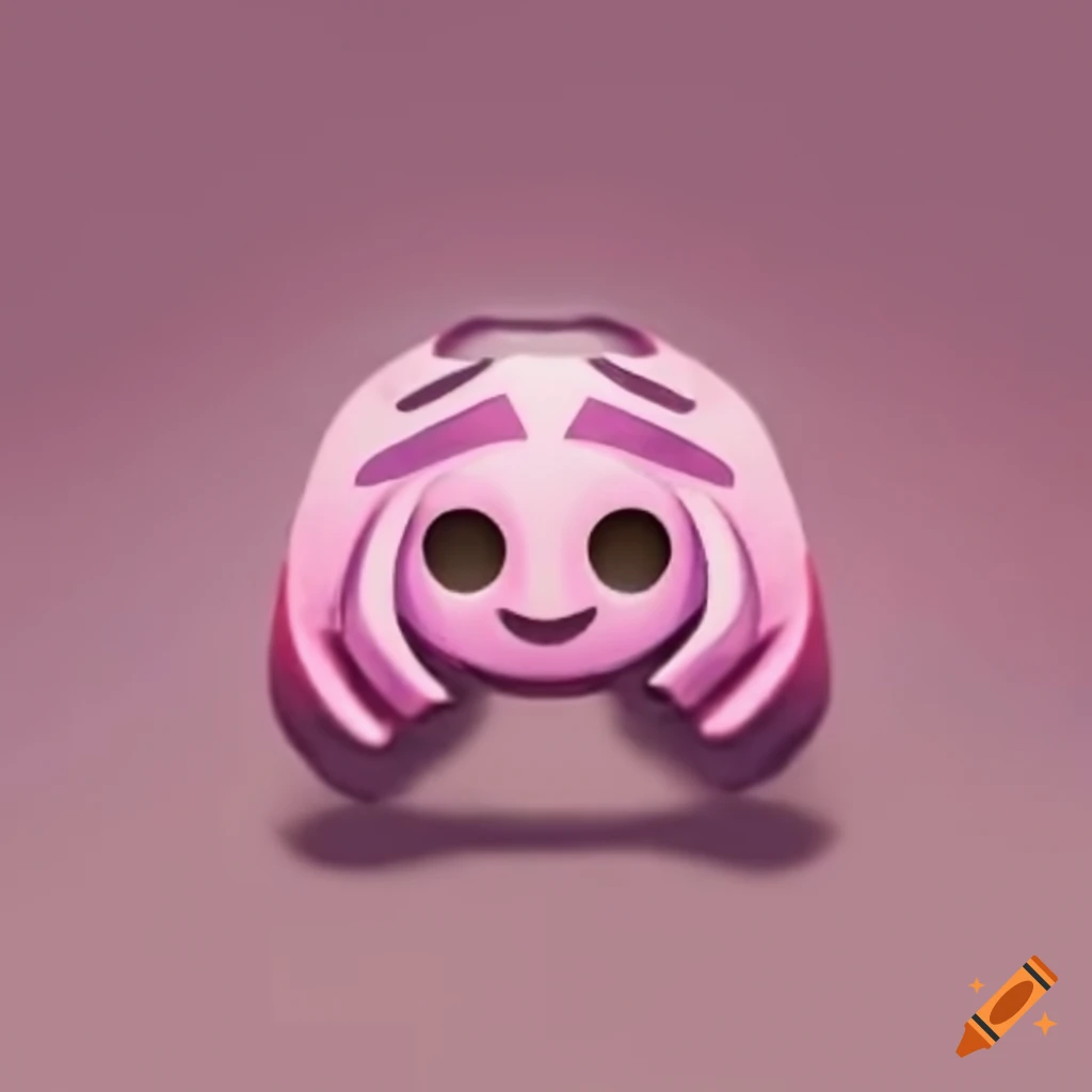 Discord ogre emoji with a pink bow on Craiyon