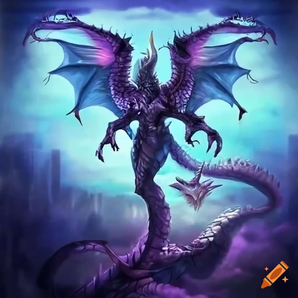 A majestic guardian dragon on Craiyon