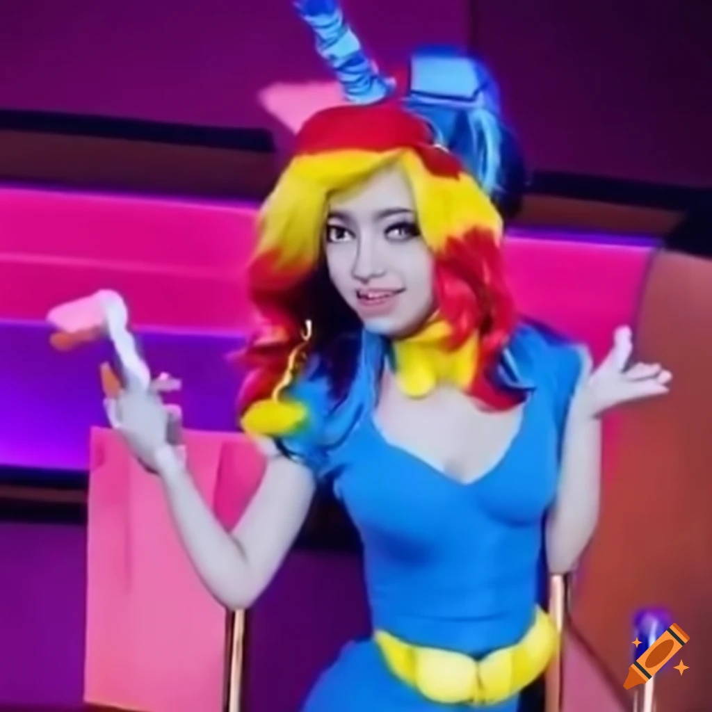 MLP cosplay baddie on a game show