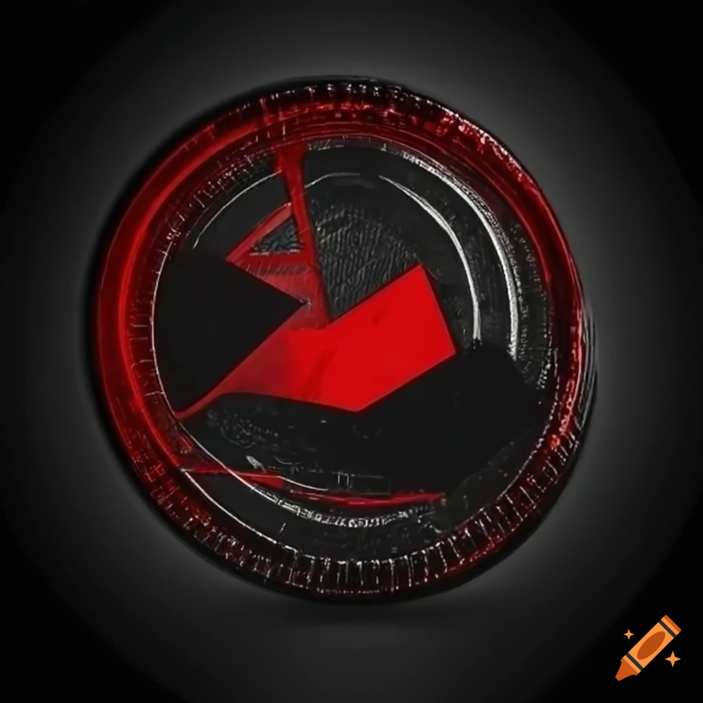 Black and red image with an upward graph and a large Brazilian coin in a technology and business theme