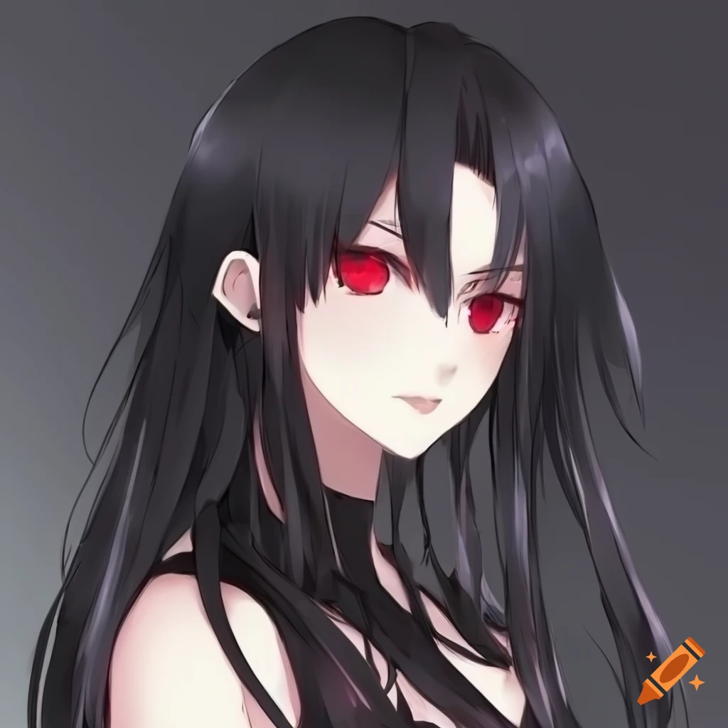 Masculine Anime Girl With Black Hair And Red Eyes On Craiyon masculine-anime-girl-with-black-hair-and-red-eyes-on-craiyon